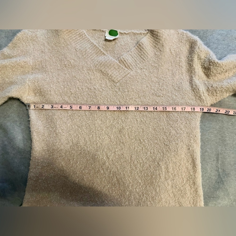Anthropologie cream sweater size M - Picture 6 of 8